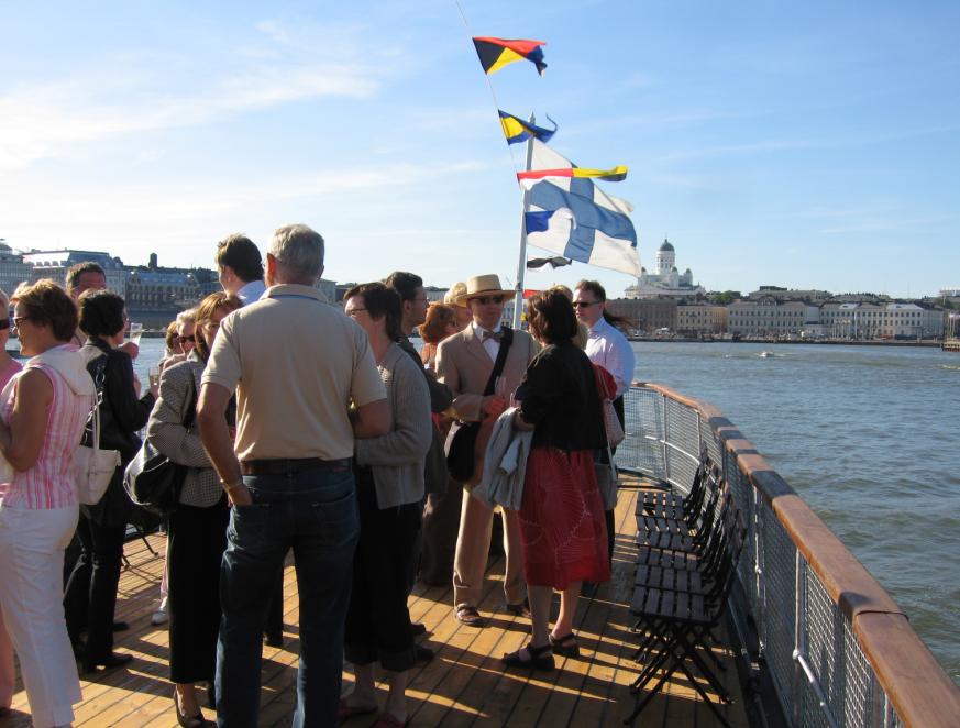 Steam Ship s/s Norrkulla Sun Deck