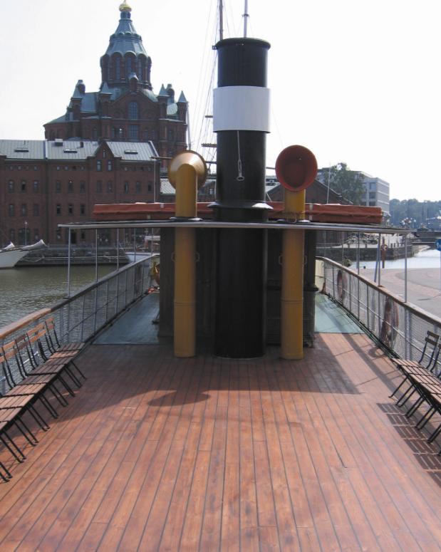 Steam Ship s/s Norrkulla Sun Deck