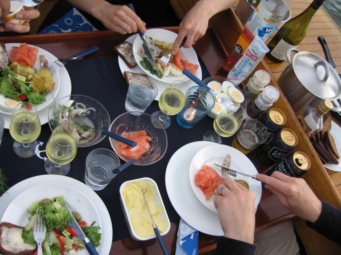 [Dinner at Port of Naantali]